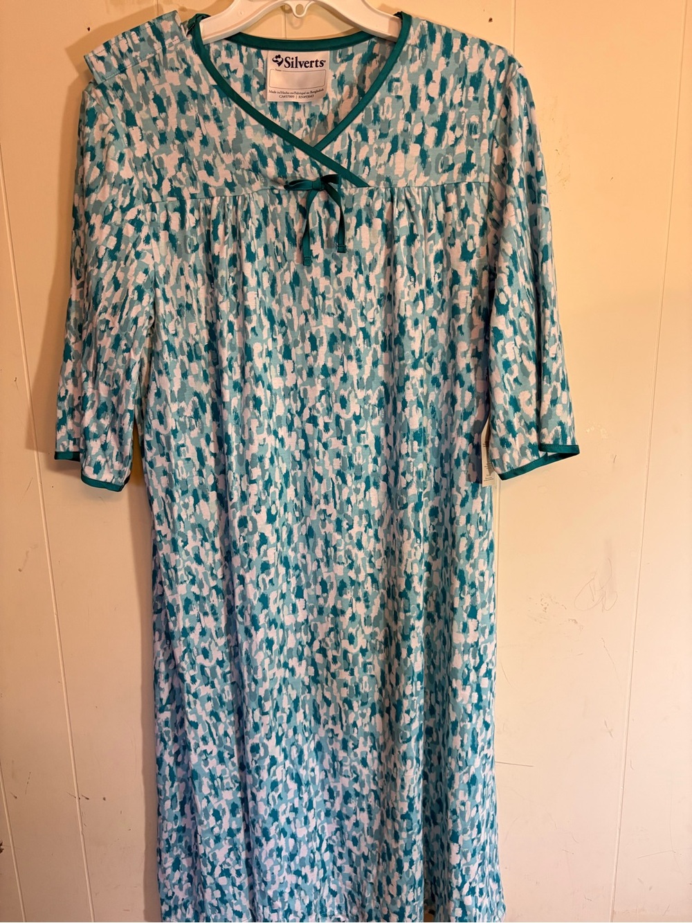 Silverts Adaptive Nightgown Open Back house dress elderly senior women’s clothes